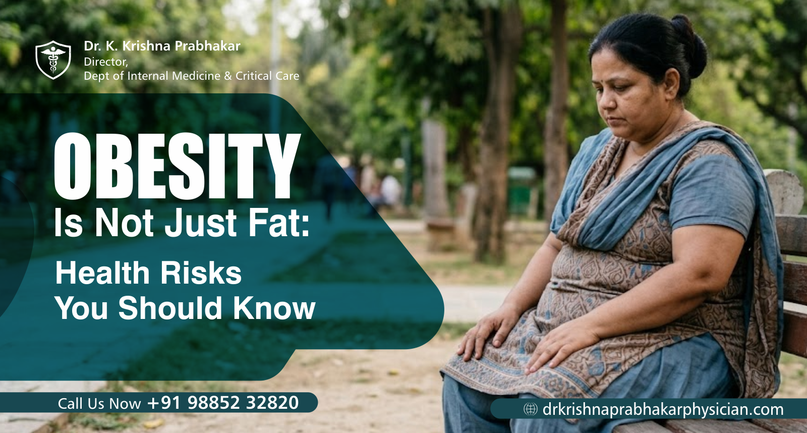 Obesity is a chronic disease that increases the risk of diabetes, heart disease, fatty liver disease, sleep apnoea, and several other serious health conditions.